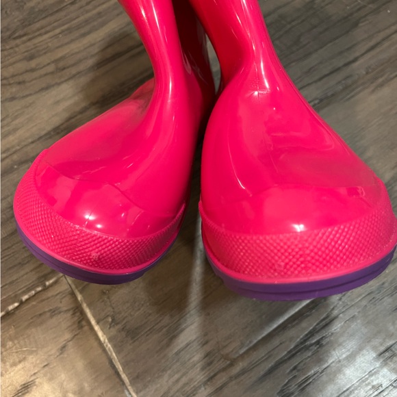 Girls’ Hot Pink Rain Boots - Picture 7 of 7